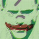 The Joker cracking a smile.